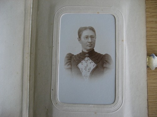 Originales Jugendstil Album Fotoalbum mit 26 alten Fotos / 1906 - Bild 3 von 11