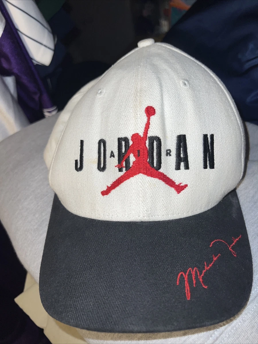 Rare chapeau vintage Nike Air Michael Jordan Spell Out Jumpman casquette Snapbac