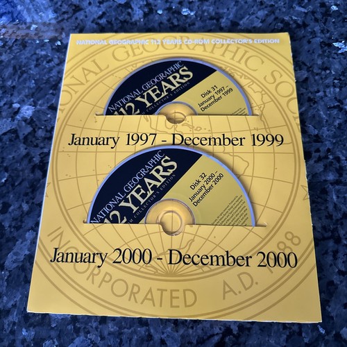 NATIONAL GEOGRAPHIC - 112 YEARS - 32-CD-ROM BOXED SET - CD-ROM - Picture 18 of 18