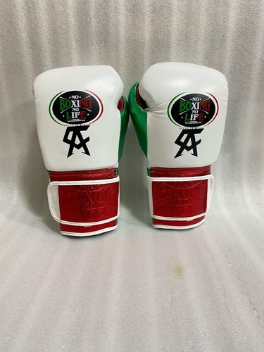 No Boxing No Life Canelo Edition Boxing Gloves Handmade Cowhide Leather - Picture 3 of 4