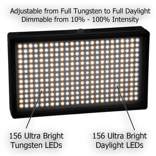 Polaroid 312 Ultra High Powered Super Bright LED Camera / Camcorder Video Light - Picture 2 of 8