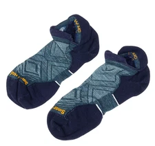 Smartwool L135520 Womens Purple Run Targeted Cushion Low Ankle Socks Size M