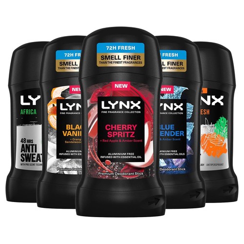 Lynx Multi Fragrance Deodorant Stick with 48Hrs or 72Hrs of Freshness, 50ml - Picture 2 of 113
