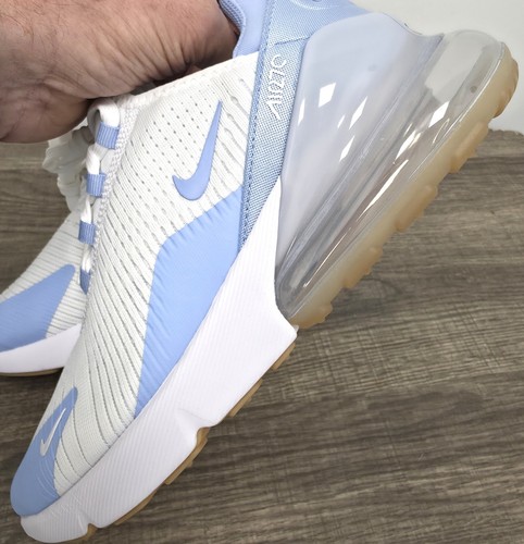 Zapatillas Mujer Talla 8 Nike Air Max 270 Blanco Aluminio Azul HJ3222 103 - Imagen 6 de 10