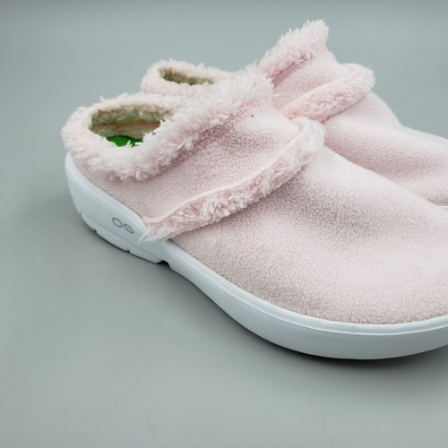 Oofos OOcoozie Low Womens 8.5 Pink Recovery Comfort Slip On Shoes - Picture 2 of 14