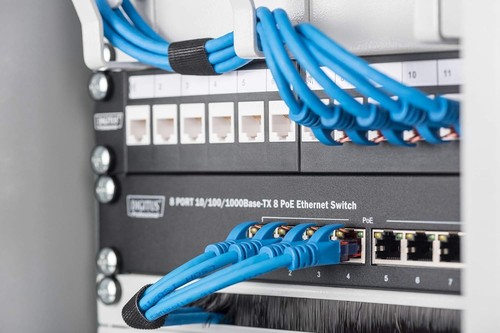 DIGITUS Patchpanel Modular - 12 Ports - 10-Zoll Rack-Montage 1HE - Keystone-Modu - Photo 5/6