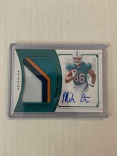 2018 National Treasures MIKE GESICKI Rookie Material Signatures Green RC #/99 SP