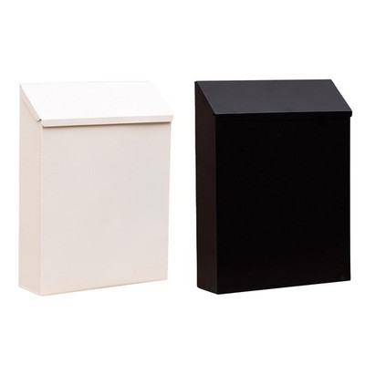 Wall Mounted Mailbox Drop Box with Lock with Key Metal Postbox Letterbox