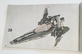 LEGO Star Wars 7915 Imperial V-Wing Starfighter Retired Instruction Manual Only