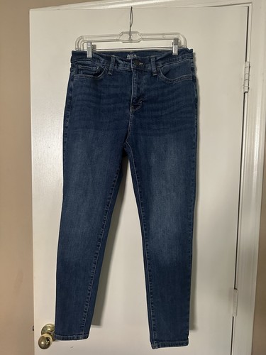 A.N.A A New Approach Damengröße 10 Skinny Ankle Whiskered Denim blau Jeans Ana