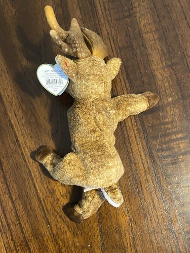 Ty Beanie Baby Roxie - MWMT (Reindeer Red nose 2000) Christmas - Picture 17 of 17