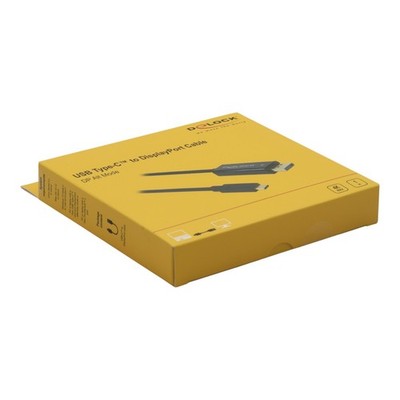 Delock USB Type-C auf DisplayPort Kabel 4K 60Hz DP Alt Mode 1m USB-C DP