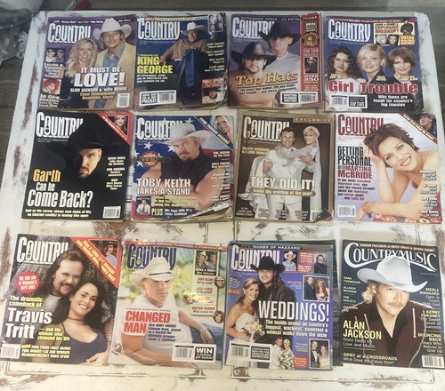 Vintage Country Weekly Magazine Lot of Twelve Magazines Lot 2 Early 2000s