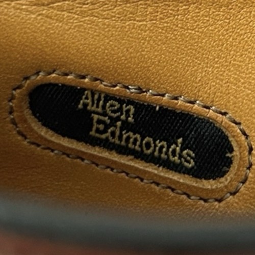 ALLEN EDMONDS Fairgate Brown Leather Lace Up Derby sz 8D Dress Shoe Cap Toe 1351 - Picture 8 of 11