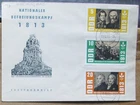 Germany (GDR). 2 FDC's NATIONAL LIBERATION STRUGGLE 1813-1963.