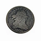 Photo of a 1807-P Half Cent from an eBay listing that sold on Jul 13, 2026
