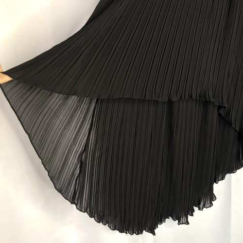 Balera Dance Wear Hi-Low Pleated Skirt Inner Briefs Theatre XLA 16/18 Black - Picture 2 of 14