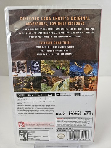 Tomb Raider I-III Remastered (Nintendo Switch) *BRAND NEW* - Picture 2 of 3