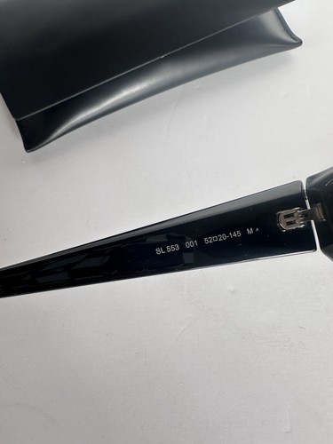 Saint Laurent SL 553 Sunglasses in Black $415 - Picture 9 of 9