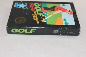 Golf NES Nintendo Complete CIB! Authentic! Non Rev-A 5 Screw Hangtab! Rare!