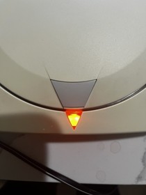 Sega dreamcast console with power plug Game Inside Comes With It. ￼