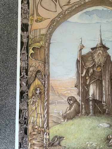 The Lords Of The Rings Vintage Poster 2931 J. Cauty 1988 Tolkien Wizard Gandalf - Picture 9 of 15