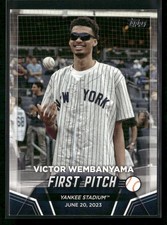 Victor Wembanyama 2024 Topps First Pitch #FP-1 New York Yankees