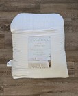 King Textured Chambray Cotton Comforter And Sham Set Natural - Casaluna