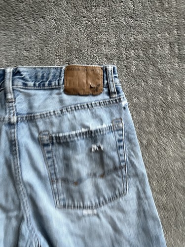 American Eagle Low Rise Bootcut Jeans Herren W32 x L32 Distressed Y2K - Bild 5 von 7