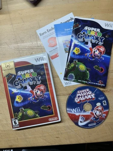 New ListingSuper Mario Galaxy Nintendo Wii 2007 Tested & Working Video Game Complete CIB