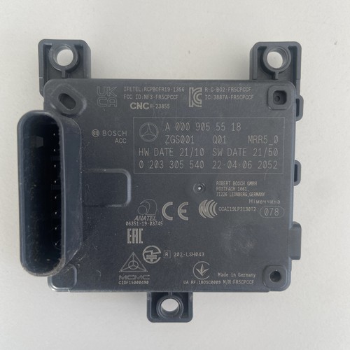 A0009055518 Sensor radar sensor distancia original Mercedes W223 R232 X254 W297 #445 - Imagen 2 de 4