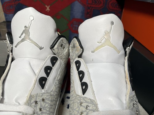 315767-101 Nike Air Jordan 3 III Retro Flip Cement Uomo - Foto 7 di 13