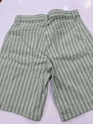 2X Cat& Jack Boys Size 12 Flat Front Shorts 1 Green 1 Beige - Picture 5 of 11