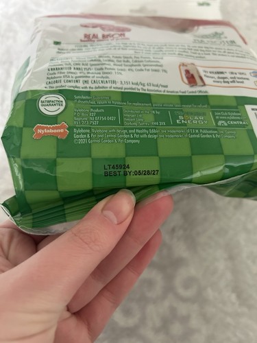 Dog Treats Dog Bones / Nylabone Healthy Edibles Bison Chews - May 2027 (Lot 1) - Picture 5 of 6