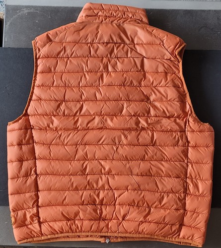 Save The Duck Remo Water Packable Puffer Orange Vest Unisex Size XL - Picture 2 of 6