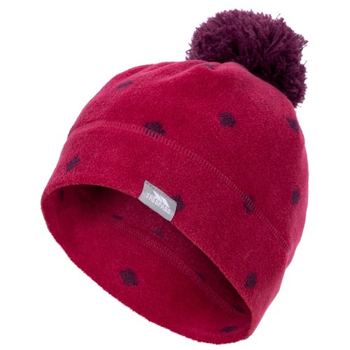 Trespass Kids Fleece Hat With Knitted PomPom Anti Pilling  Zume