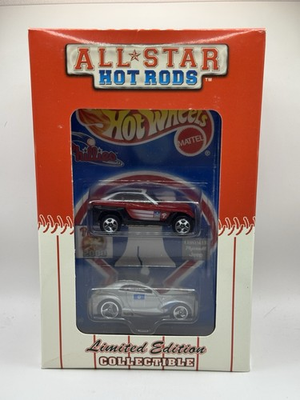 #ad Hot Wheels All Star Hot Rods Limited Edition Collectible 2 pk 1:64 Diecast Car $16.99