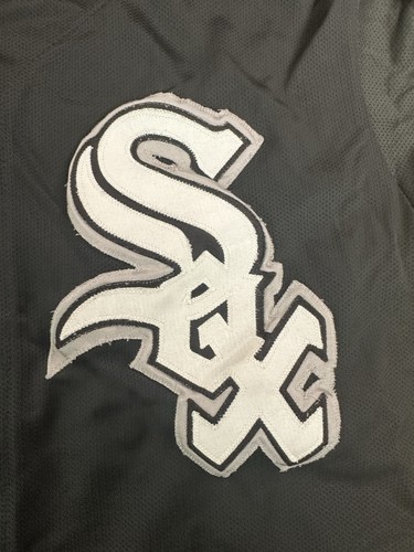 Vintage Mens Chicago White Sox Jersey Medium Black 125th Anniversary Majestic - Picture 3 of 8