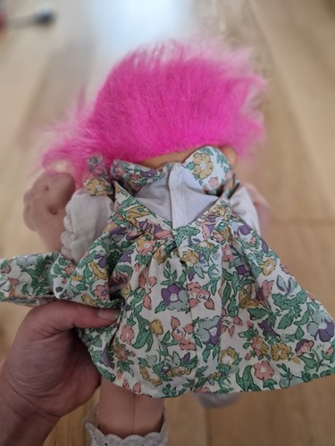 Vintage 80s 90s Russ Pink Hair Troll Retro Doll Toy Collectable - Picture 3 of 5