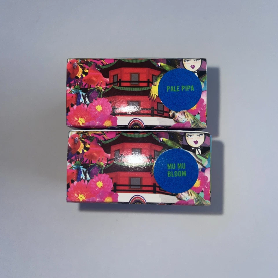 MAC Chris Chang Eye Shadow X2 MU MU BLOOM (pink) PALE PIPA (Blue) + FREE BRUSH🎁 - Image 3 of 4