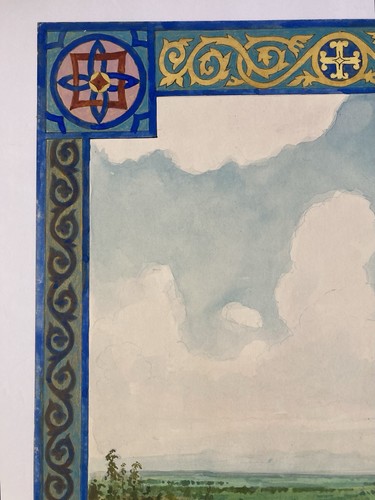 Russian Fairy Tale Painting Watercolor Gouache Konstantin Kuznetsov Signed Art - Picture 5 of 14