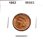 1862 INDIAN HEAD CENT   - Choice  Uncirculated Condition.