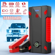 Portable Car Jump Starter Booster Jumper Box 38800mAh Power Bank Battery Charger