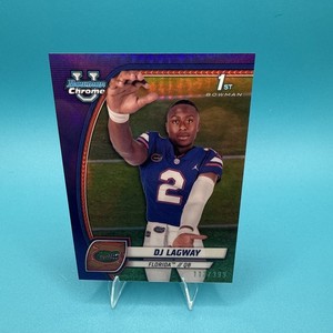 2024 Bowman University Chrome - DJ Lagway #63 Purple Refractor /399 (RC)
