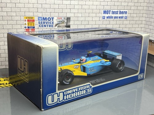 Pulsante Jenson 1:18 Universal Hobbies F1 Formula 1 Renault R202 RS 22 #15 2002!! - Foto 8 di 9