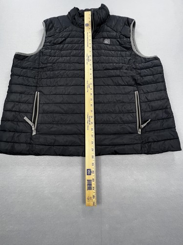Alaskan Hardgear Vest Mens 2XL Black Gray Puffer Quilted Full Zip Warm Outdoor - Picture 11 of 15