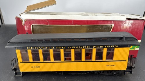 LGB 3080 Denver & Rio Grande Western Passenger Coach G-Scale Train Car For Parts - Picture 5 of 15