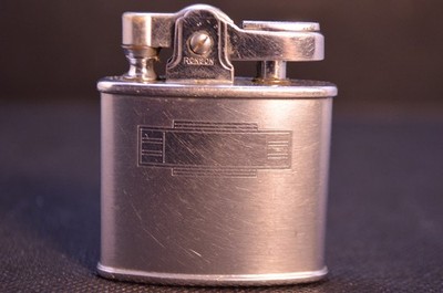 Vintage Ronson ''Standard'' Chrome Plated Lighter Worn-Out Wheel