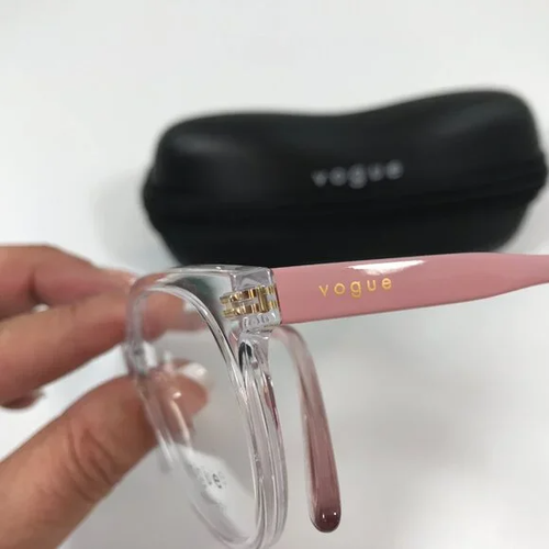 VOGUE VO5552 Phantos Transparent Pink Eyeglasses Women NEW USA Seller - Picture 8 of 9