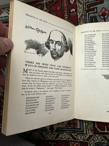 1929 Ripley’s Believe It Or Not! by Robert Ripley 11th Printing (5000 Copies) - Foto 13 di 24